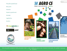 Tablet Screenshot of agrocs.cz